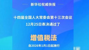 我从增值税法当中看到了国家在下的一盘大棋I saw a big game played by the country from the value-added tax law-寻找资源网