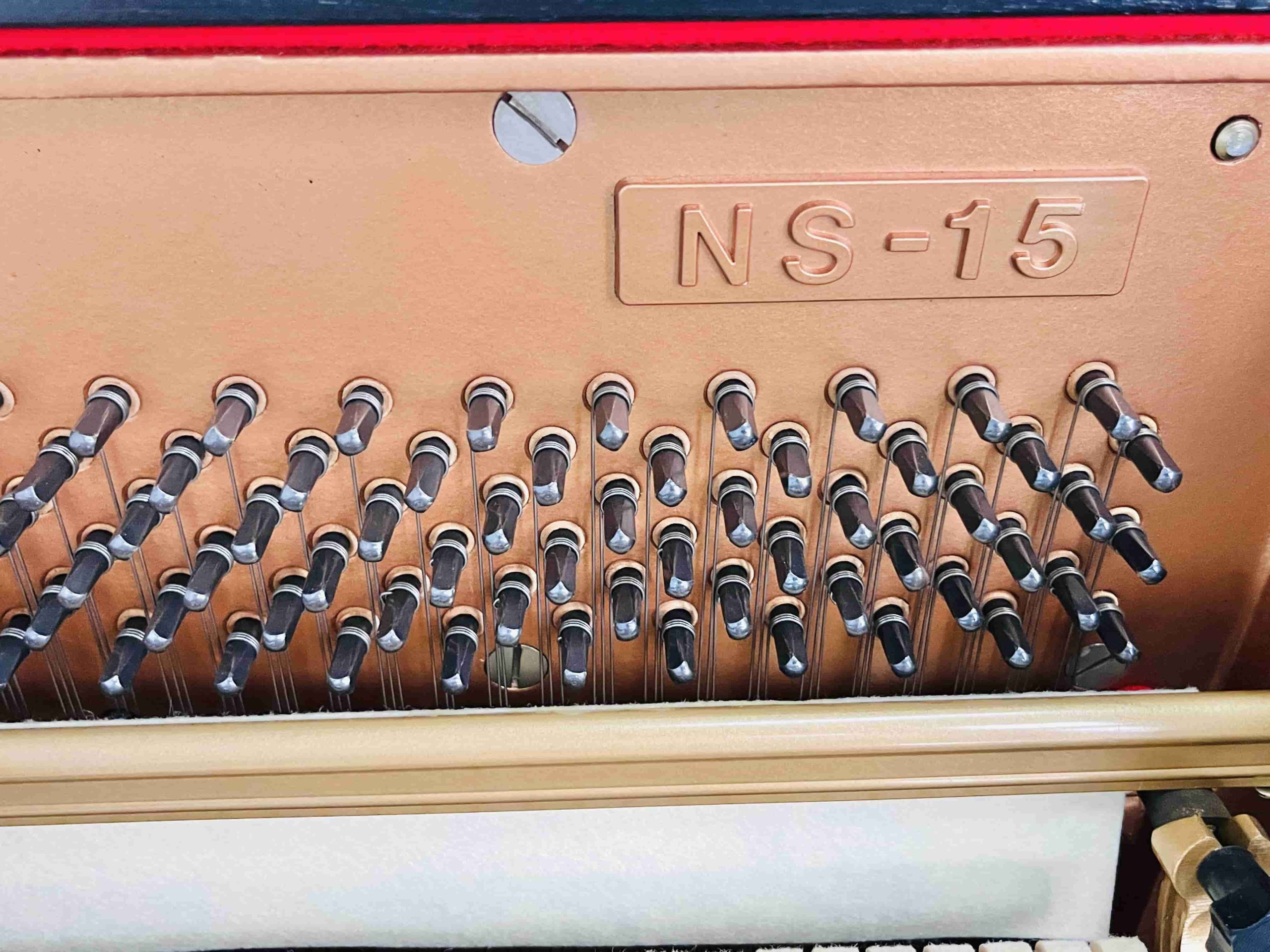 KAWAI卡瓦依NS-15五背柱设计老化琴胆天然羊毛特制琴槌特级云杉木中古实木钢琴